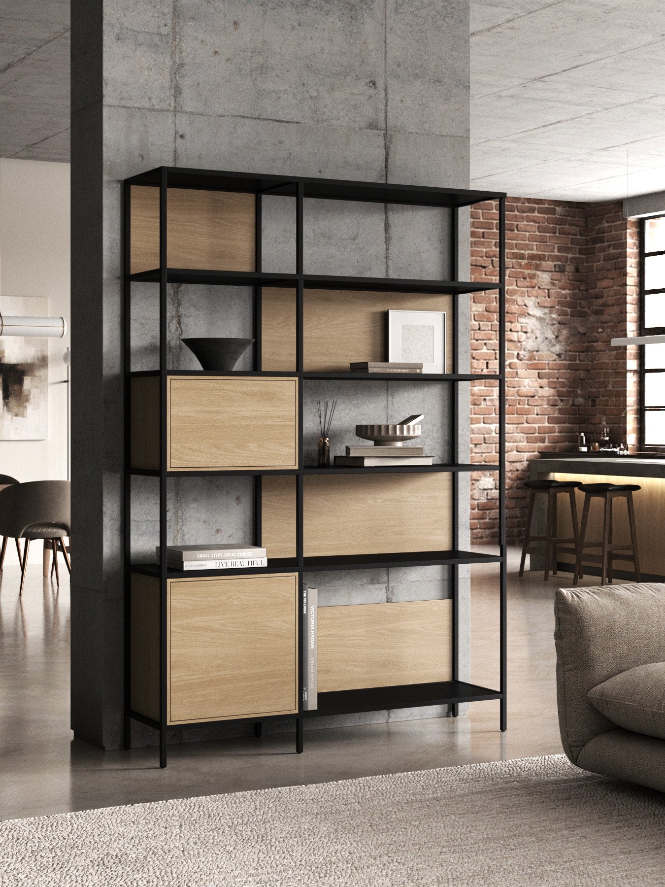 Wandkast Industrieel, Campbell